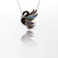 Black Swan Silver Necklace