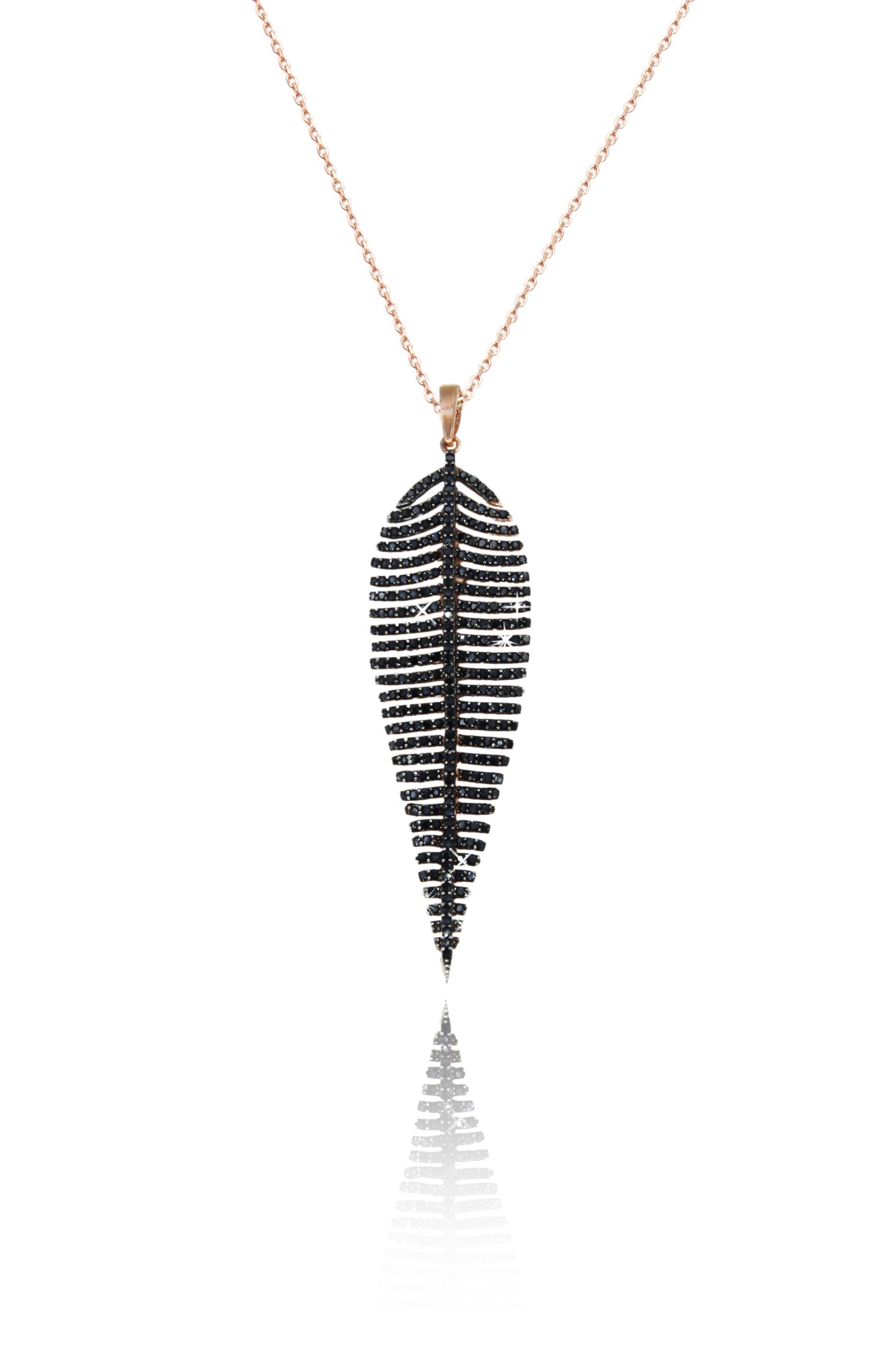 The Feather Silver Necklace