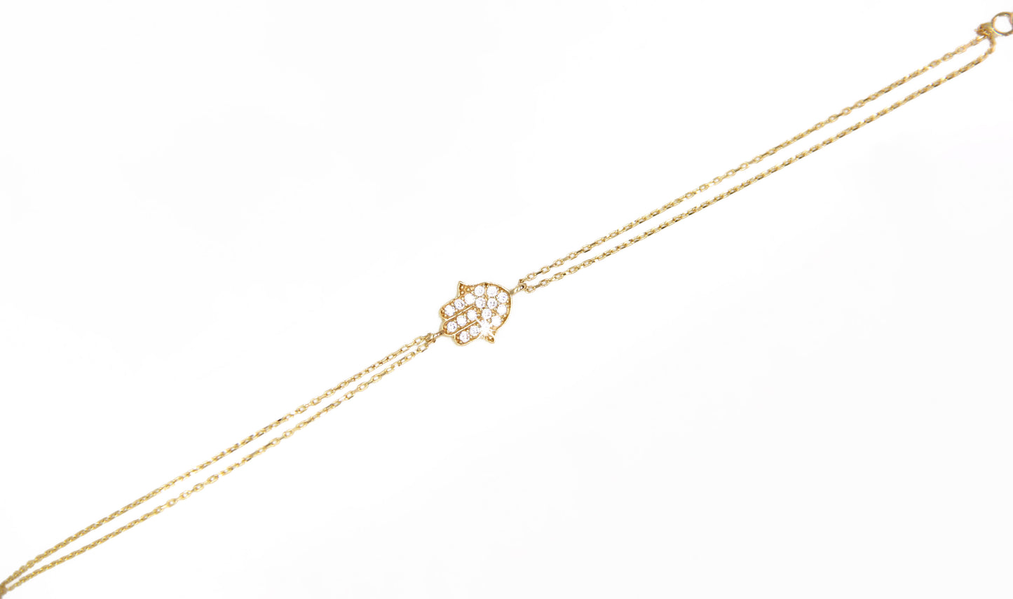 Hamsa Gold Bracelet