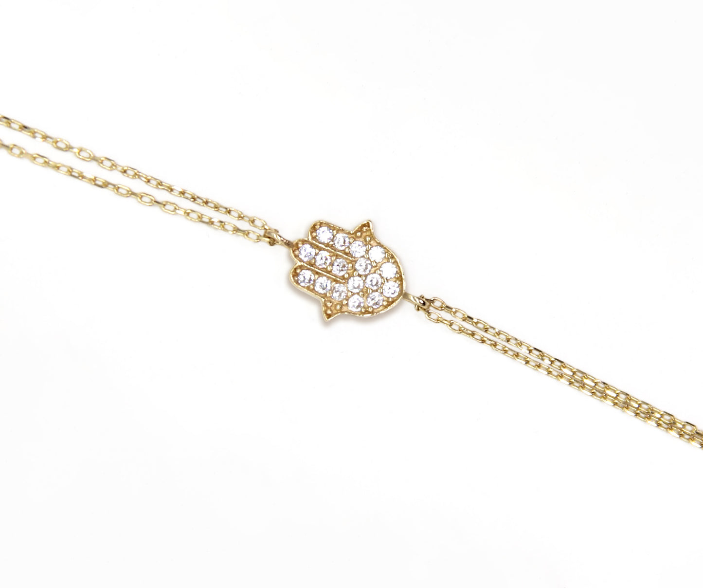 Hamsa Gold Bracelet