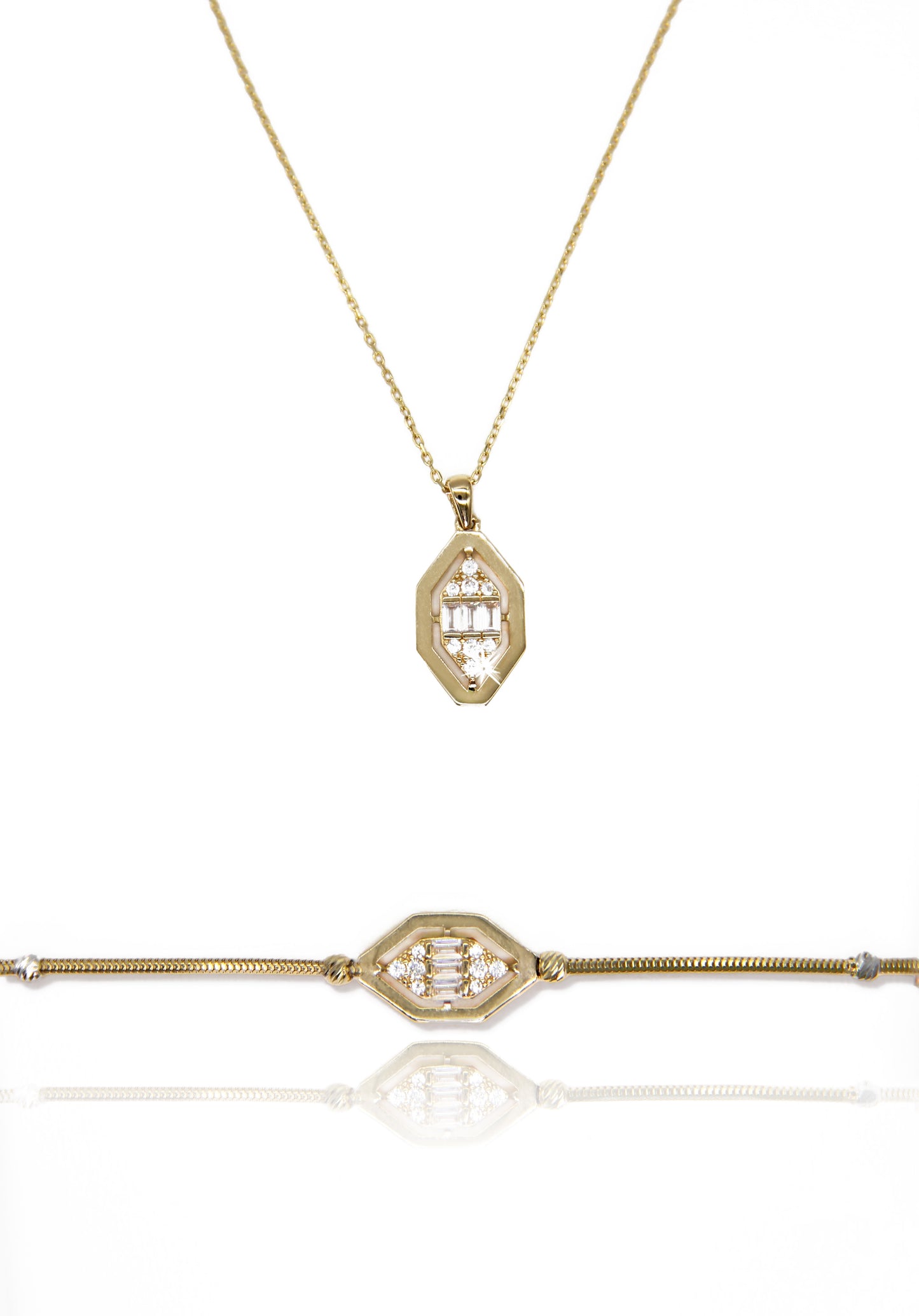 Art Deco Octagon Necklace