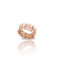 Fleur Rose Silver Ring