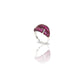 Kiss Me More Silver Ring