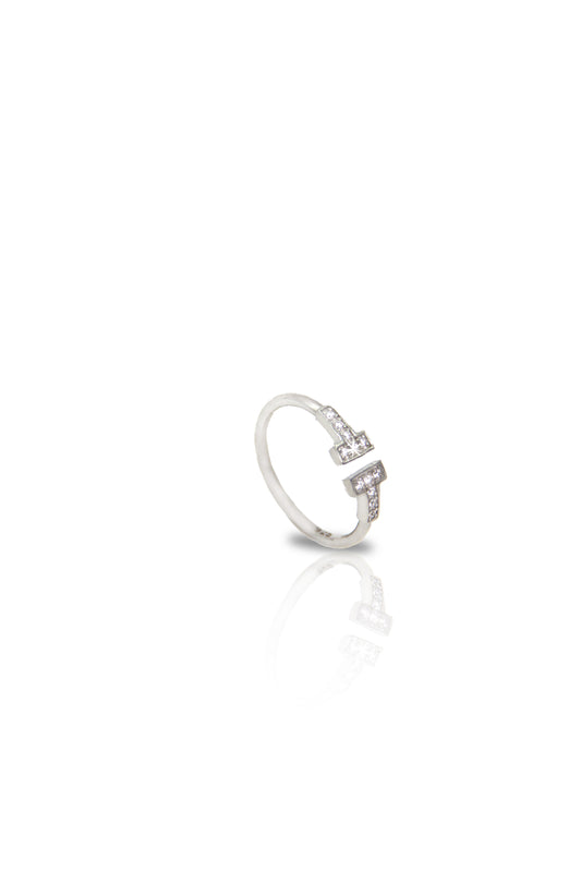 Lines Silver Ring