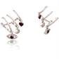 Eyes On You Silver Earrings