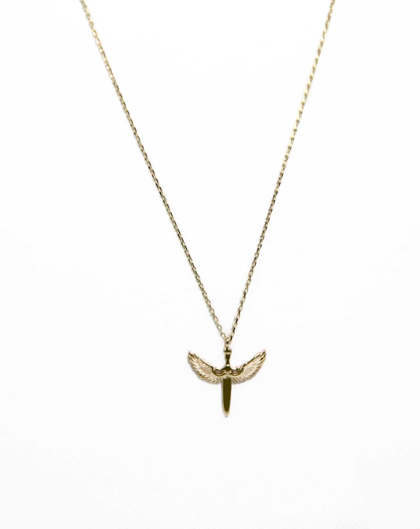 Guardian Angel Gold Necklace