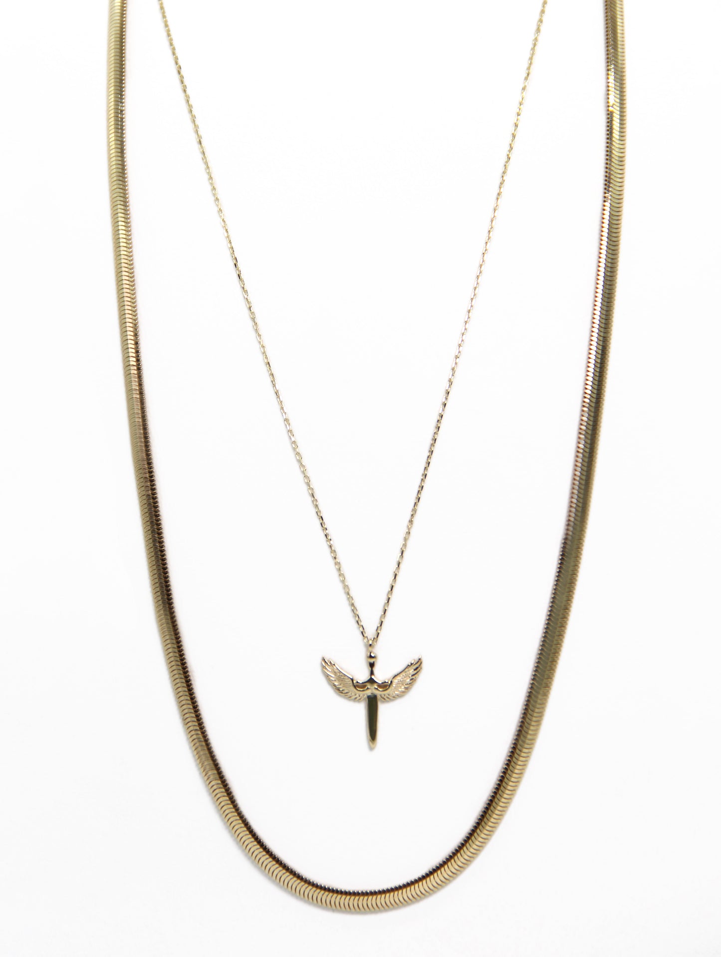 Herringbone Gold Necklace