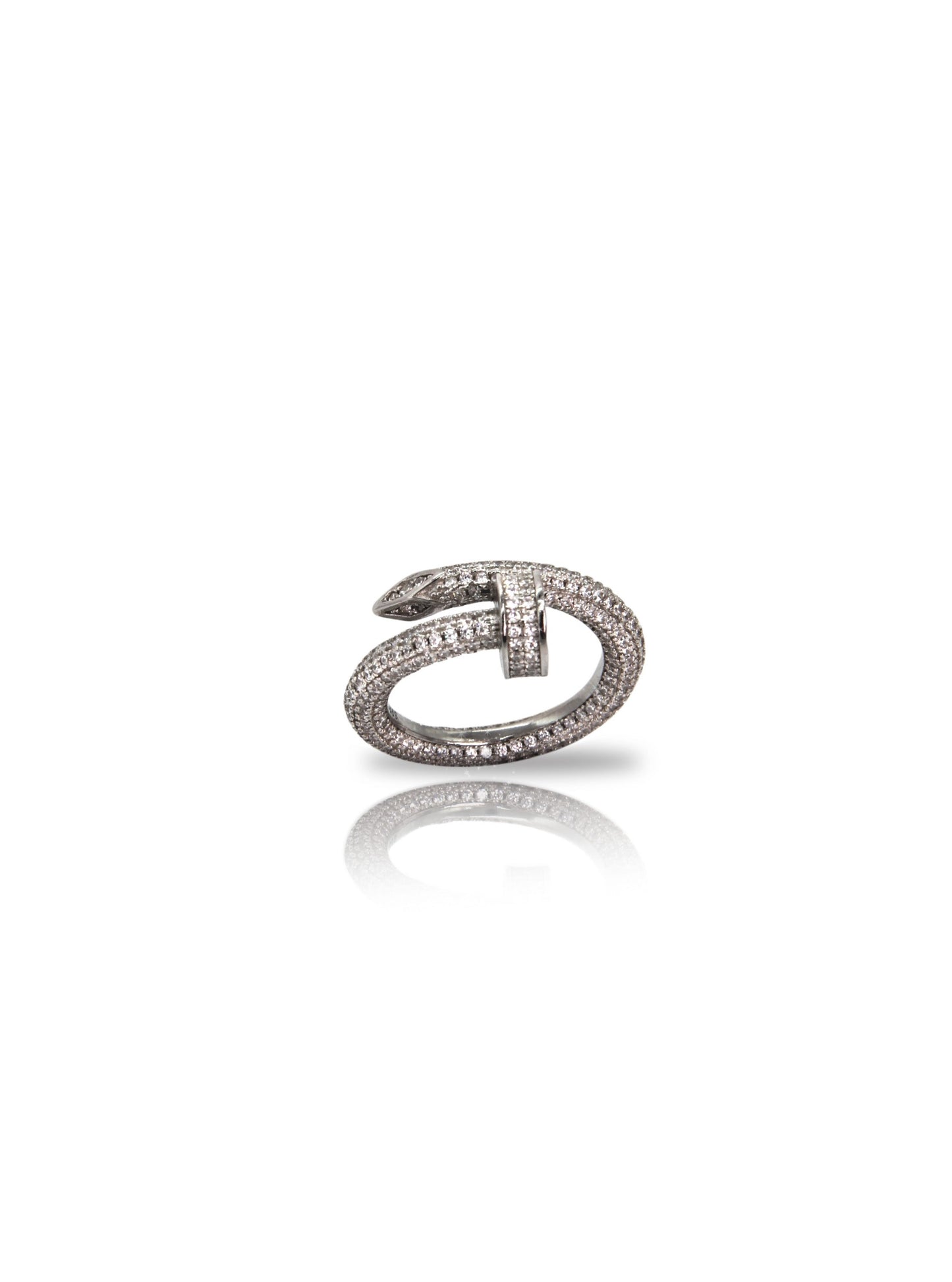 Serpent Silver Ring