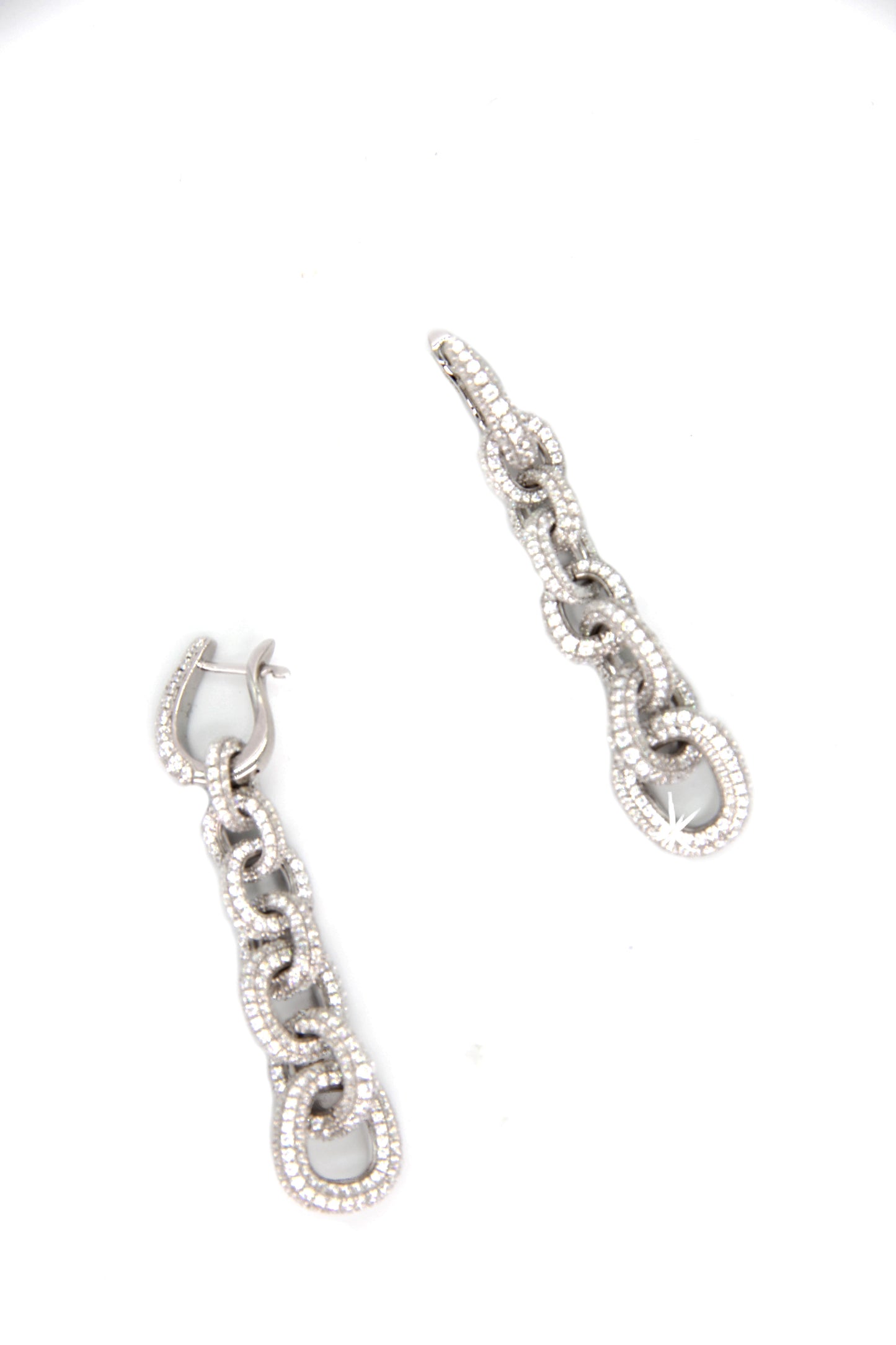 Chains Silver Earrings