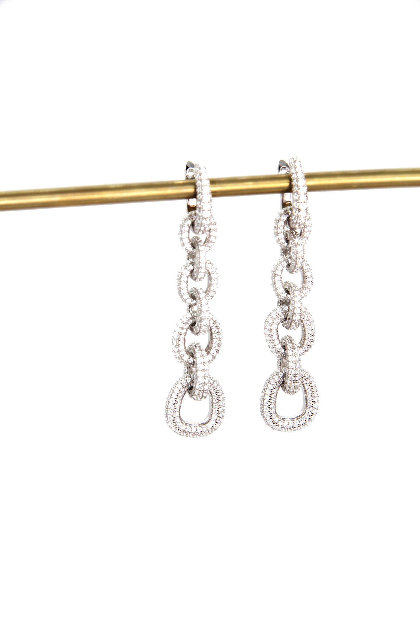 Chains Silver Earrings