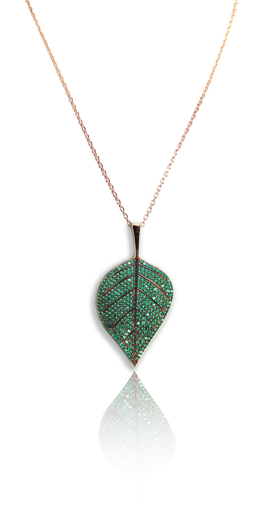 The Leaf Silver Necklace