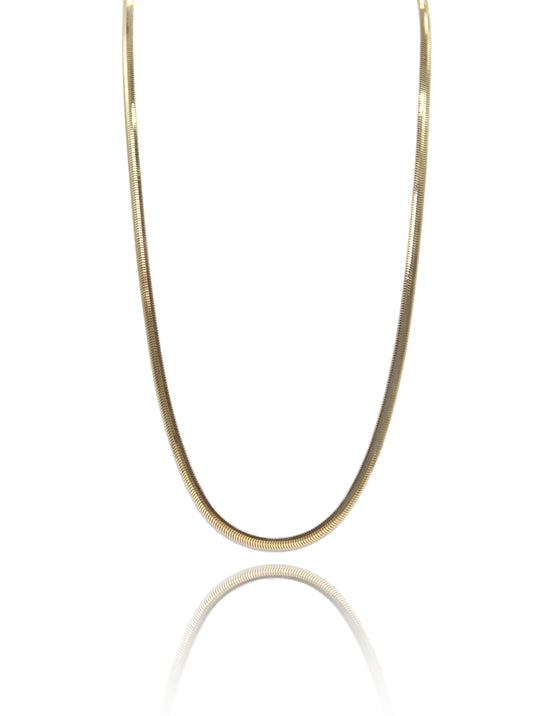 Herringbone Gold Necklace