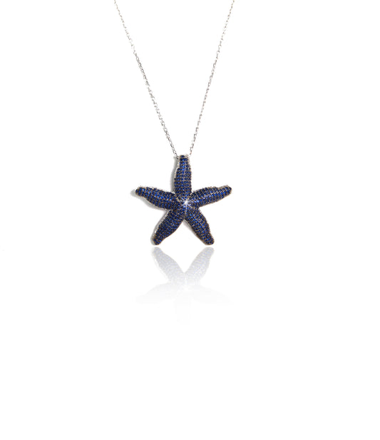 Starfish Silver Necklace